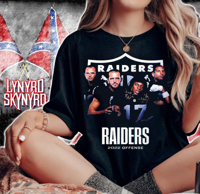 Las Vegas Raiders NFL AFC West 2022 Offenses T-Shirt t-shirt woman shirt