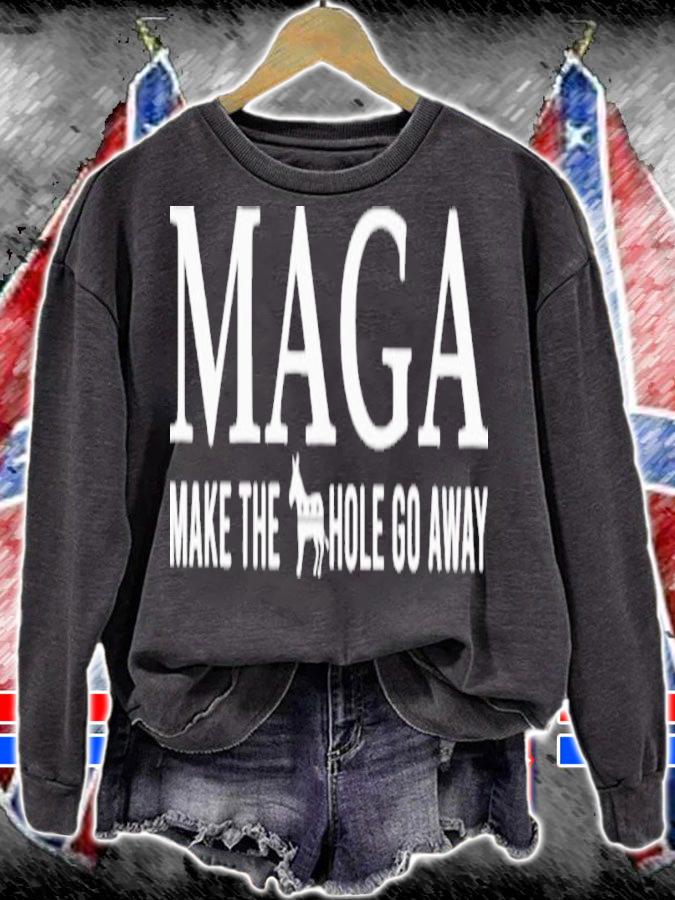 MAGA Make The Hole Go Away Donkey Democrat Shirt t-shirt