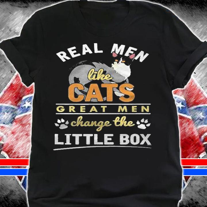 Real Men Like Cats Pets Cat Dad Funny Shirt t-shirt shirt