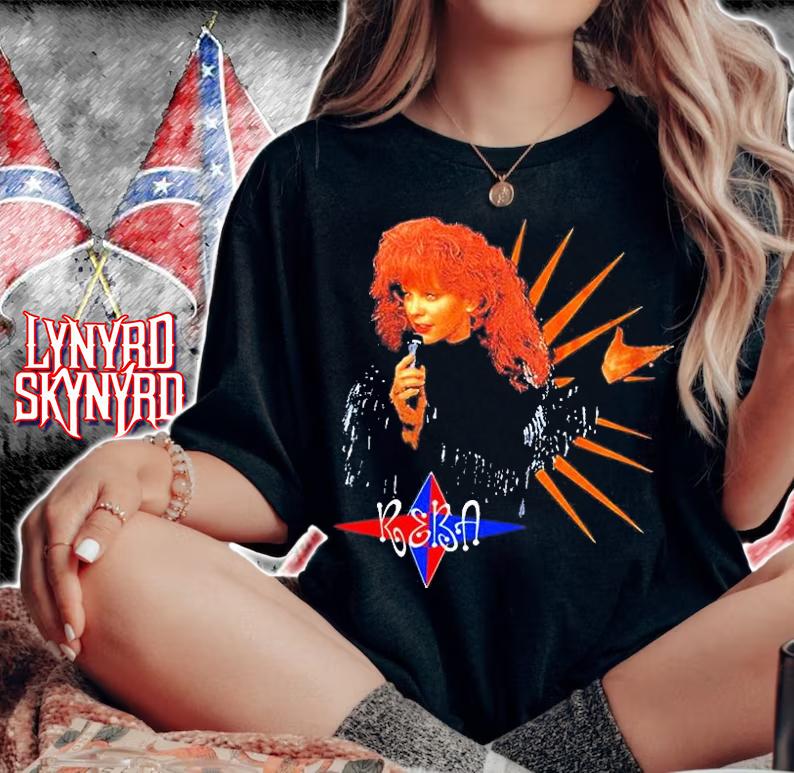 Shai Gilgeous-Alexander Wearing Reba Mcentire 1995 Tour T-Shirt t-shirt woman shirt