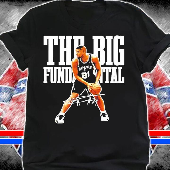 Tim Duncan The Big Fundamental Basketball Legend Signatures Shirt t-shirt shirt