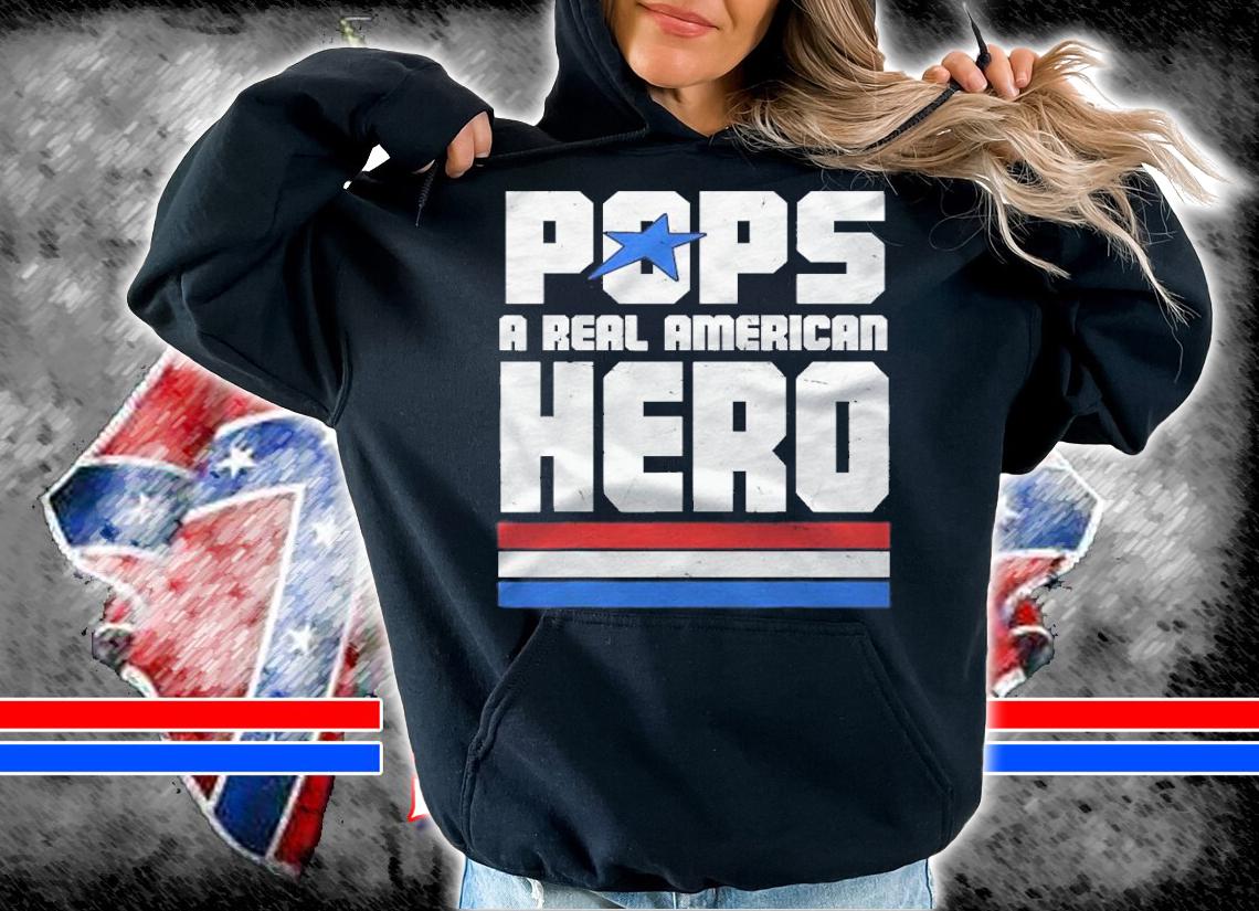 Veteran 365 Pops Real American Hero Tee Fathers Day Gift Men Shirt t-shirt