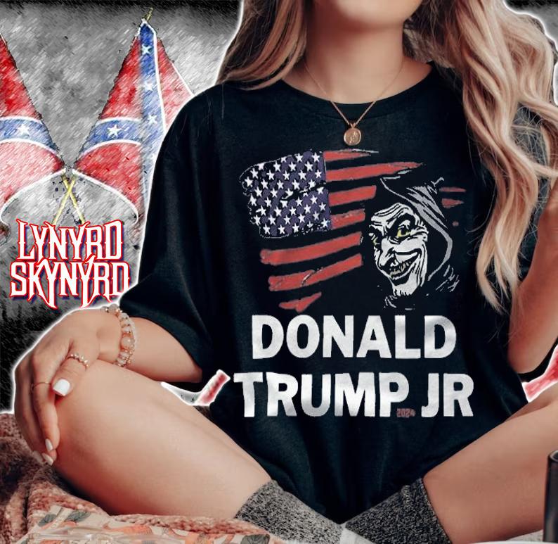 Donald Trump Jr 2024 US Flag With Funny T-Shirt t-shirt woman shirt