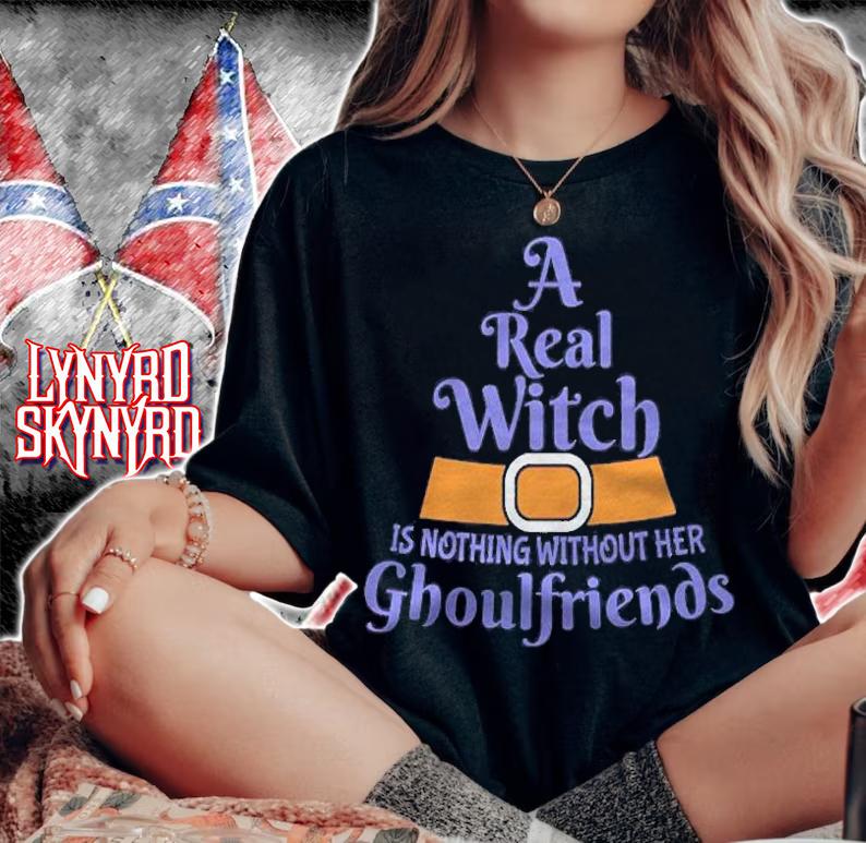Ghoulfriends Witch Funny Halloween Costume Shirt Fitted Shirt t-shirt woman shirt
