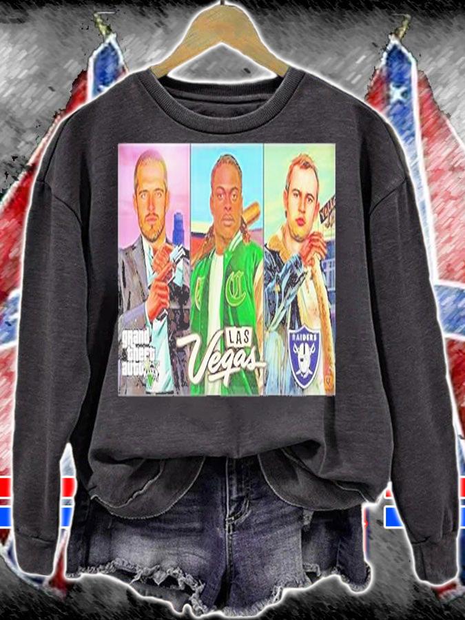Grand Theft Auto Las Vegas And Raiders T-Shirt t-shirt sweatshirt