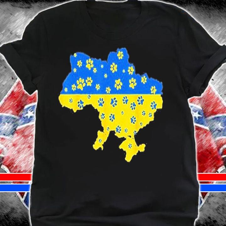 Paw Support Ukraine T-Shirt t-shirt