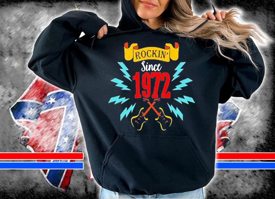 Rocking Since 1972 Retro T-Shirt t-shirt