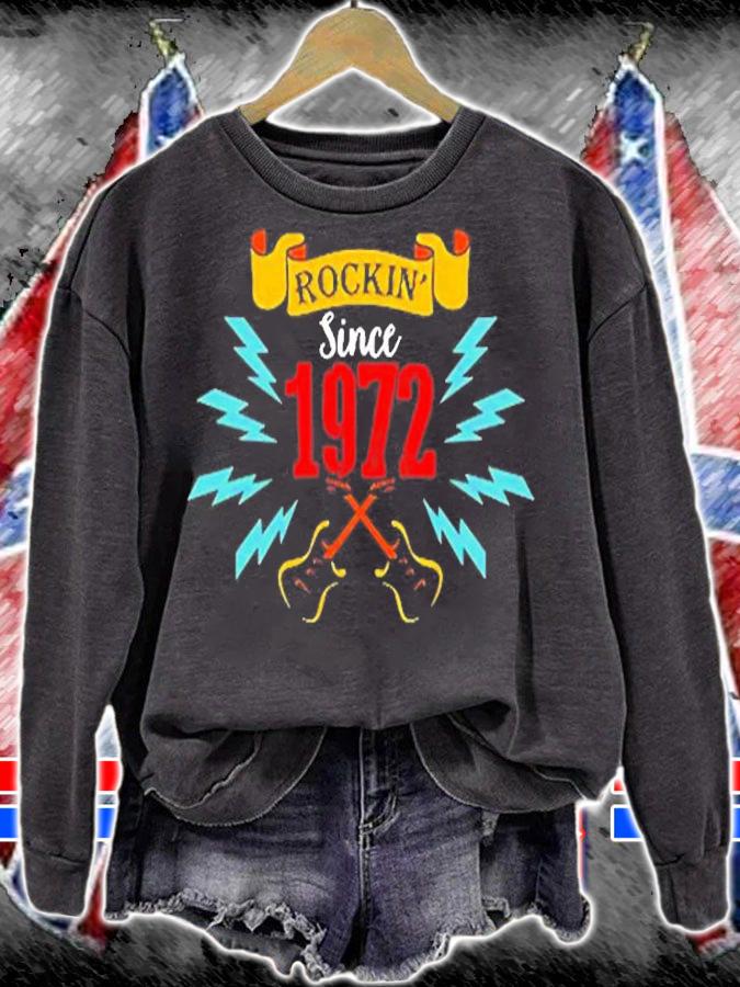 Rocking Since 1972 Retro T-Shirt t-shirt