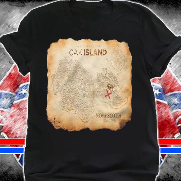 The Curse of Oak Island Nova Scotia est 1795 T-shirt t-shirt shirt