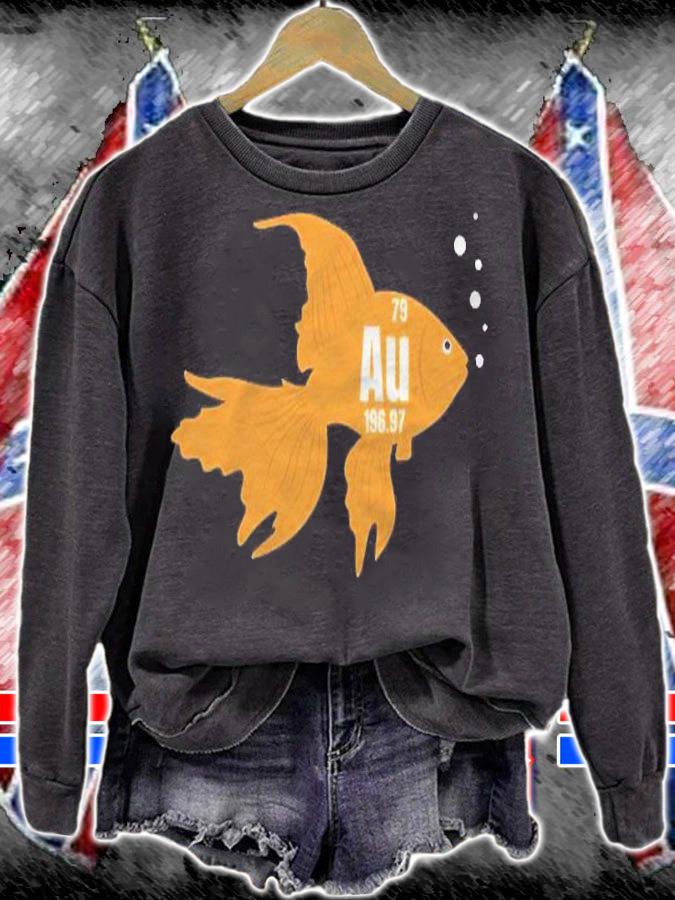 Goldfish Periodic Table Elements Chemistry Shirt t-shirt sweatshirt