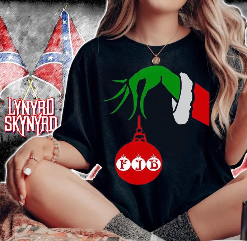 Let's Go Brandon Bauble FJB Christmas T-Shirt t-shirt woman shirt