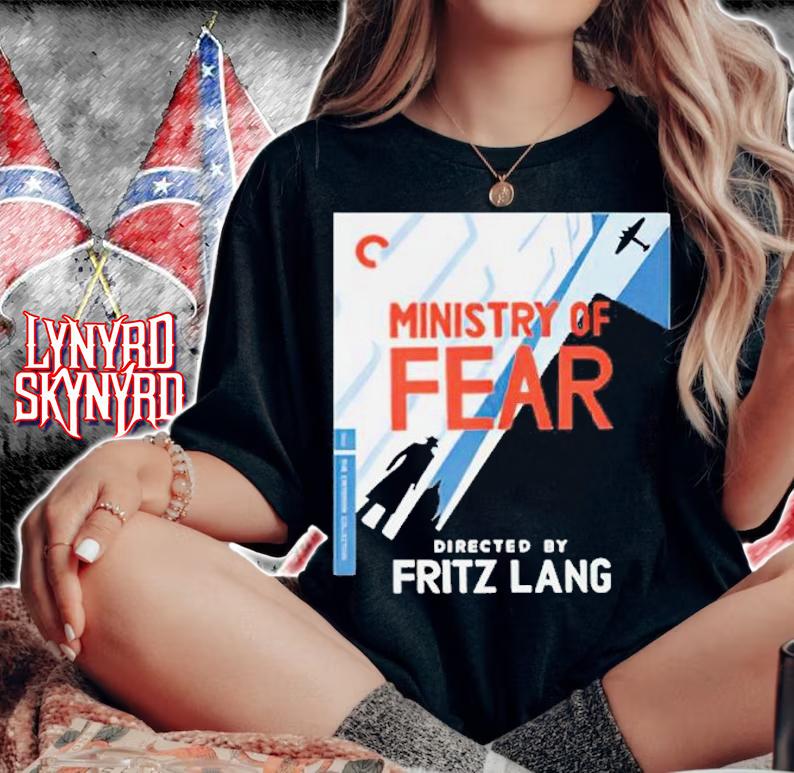 Ministry Of Fear Movie Poster Directed By Fritz Lang Shirt t-shirt woman shirt