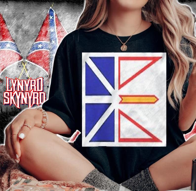 Newfoundland Labrador Flag Province Canada Shirt t-shirt