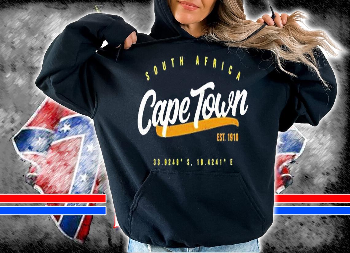 Cape Town South Africa Coordinate Vintage T-Shirt hoodie