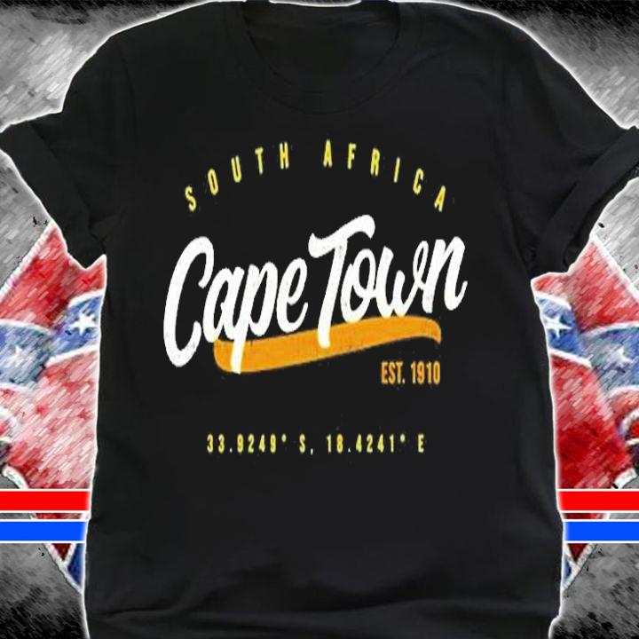 Cape Town South Africa Coordinate Vintage T-Shirt shirt