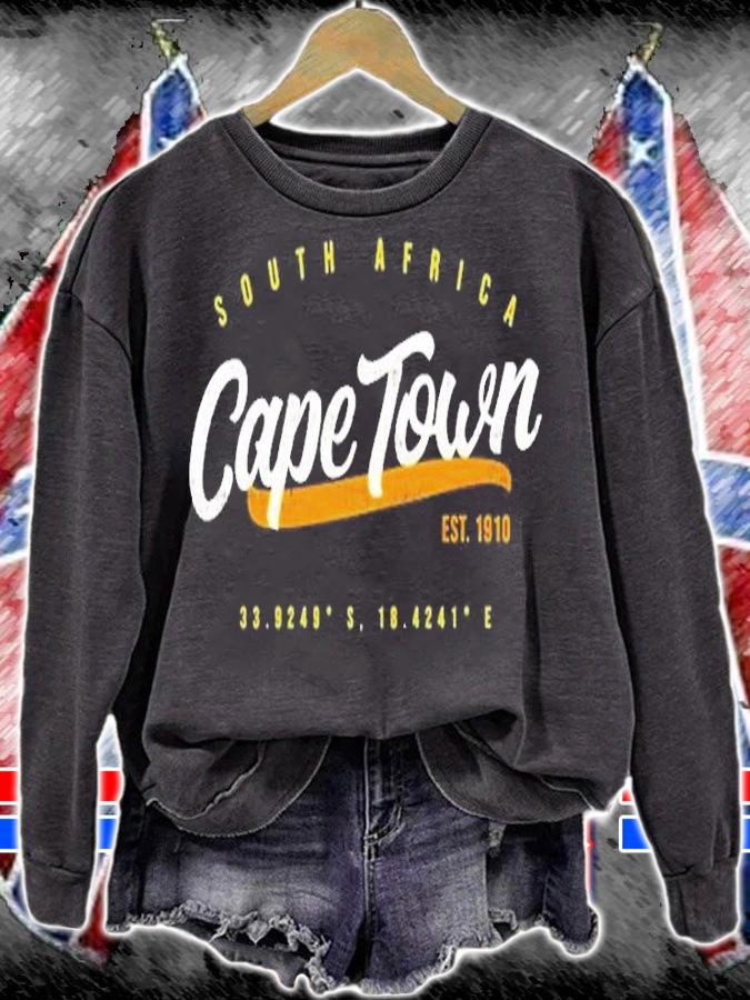 Cape Town South Africa Coordinate Vintage T-Shirt sweatshirt