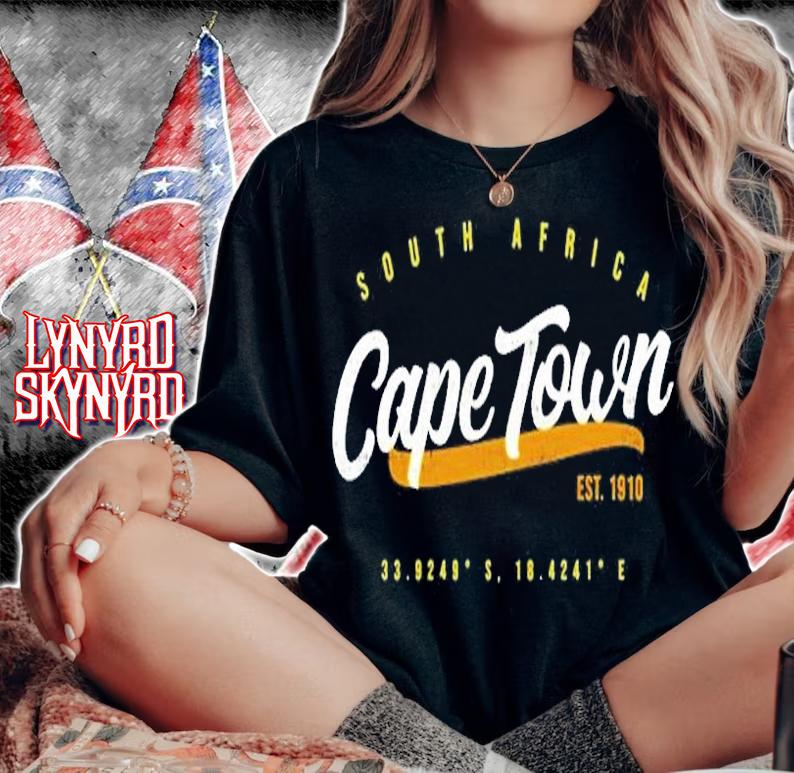 Cape Town South Africa Coordinate Vintage T-Shirt woman shirt