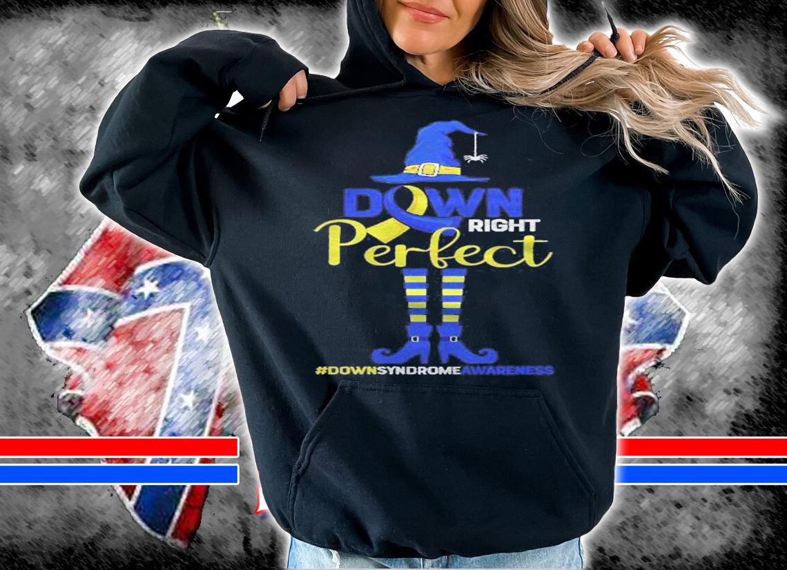 Down Syndrome Awareness Down Right Perfect Halloween Costume Shirt hoodie