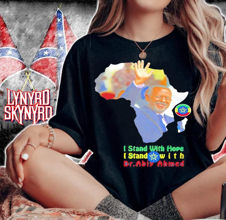 Ethiopian Pm Dr Abiy Ahmed Shirt Proudly I Stand With Abiy shirt woman shirt