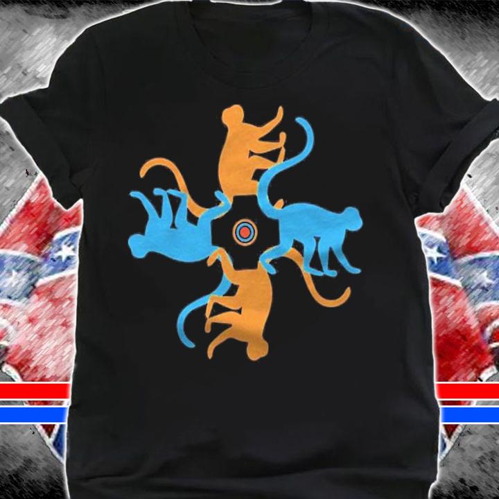 Monkey Circle Animal Lover Gift Idea t-shirt