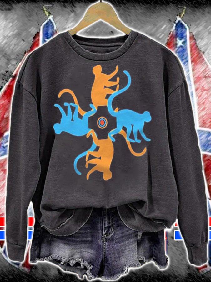Monkey Circle Animal Lover Gift Idea t-shirt