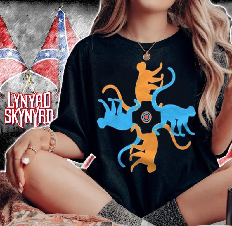 Monkey Circle Animal Lover Gift Idea t-shirt