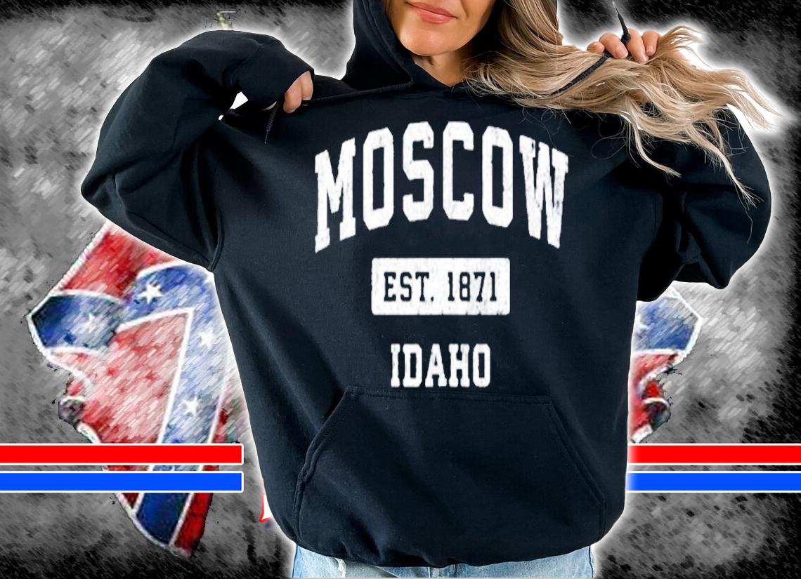 Moscow Idaho Id Vintage Established Sports Design T-Shirt