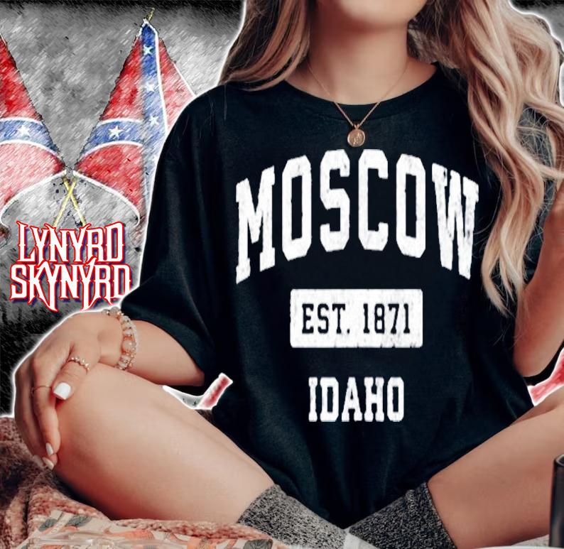 Moscow Idaho Id Vintage Established Sports Design T-Shirt