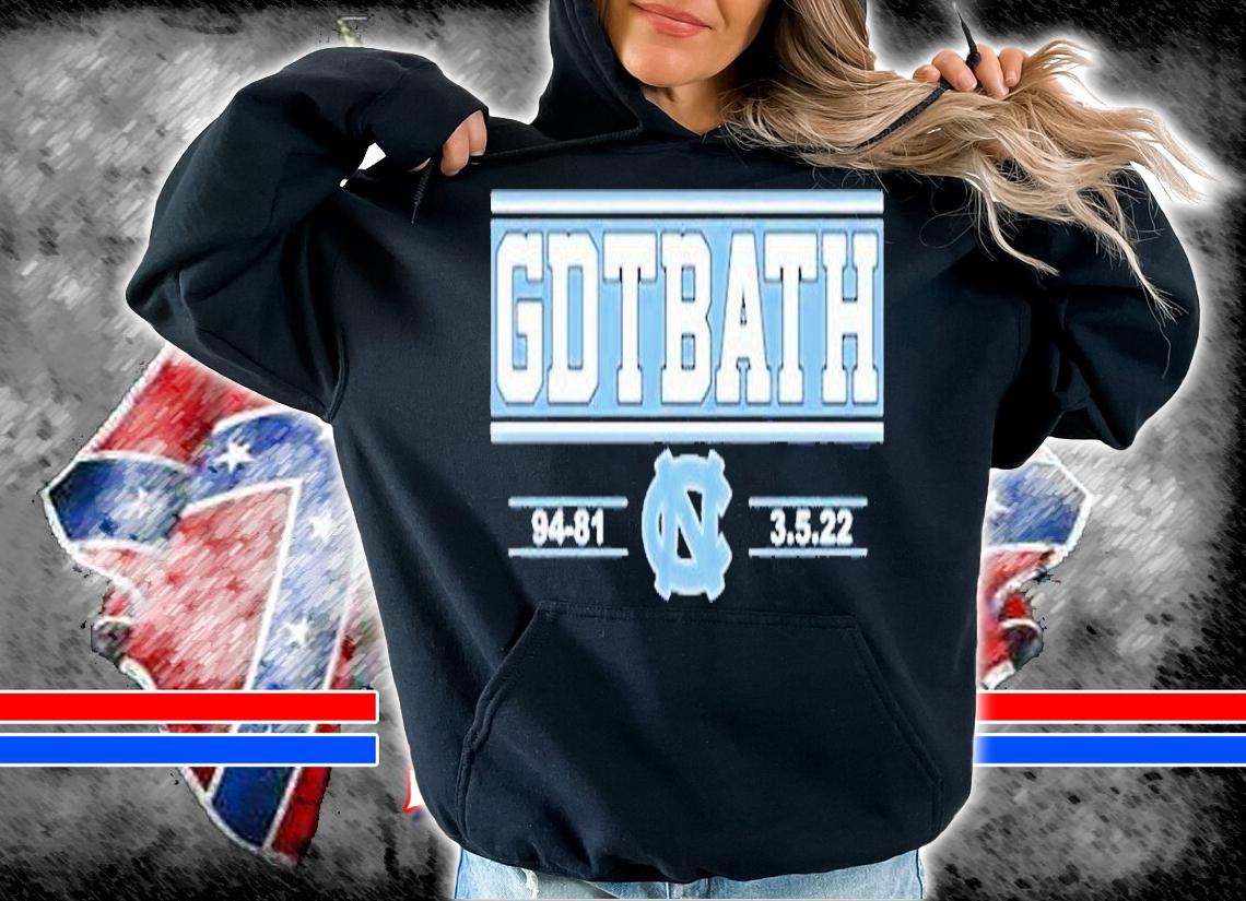North Carolina Basketball Gdtbath 94-81 T-Shirt