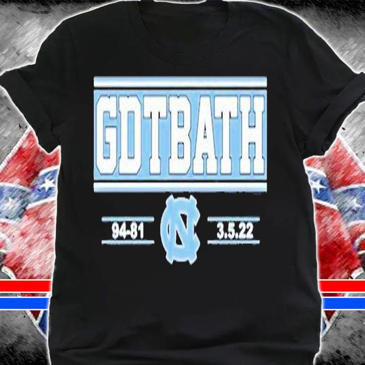 North Carolina Basketball Gdtbath 94-81 T-Shirt