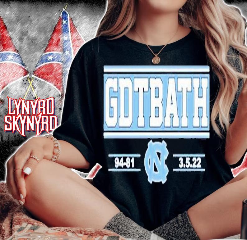 North Carolina Basketball Gdtbath 94-81 T-Shirt