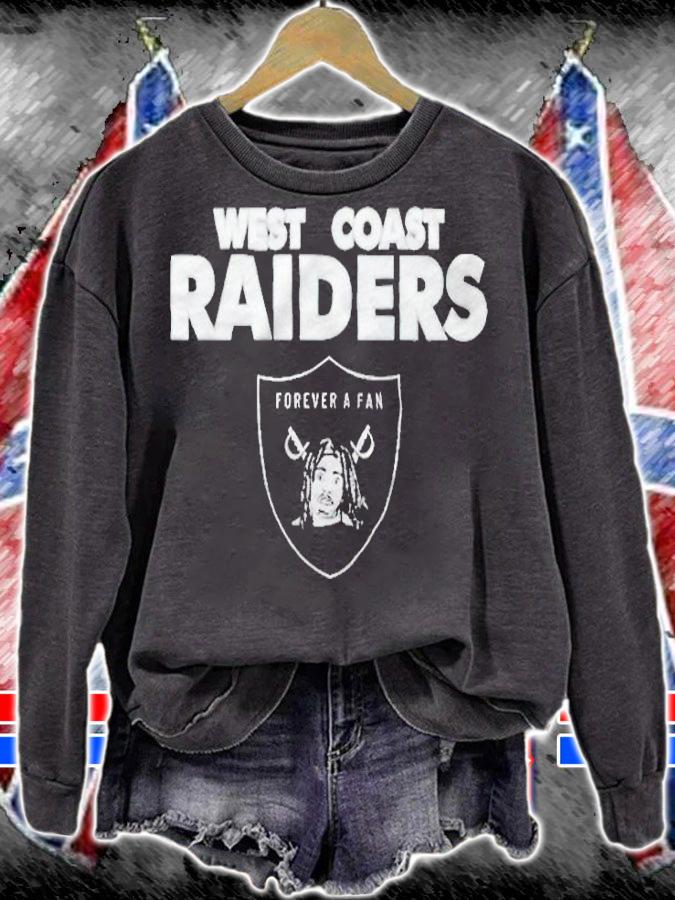 West Coast Raiders forever a fan T-shirt