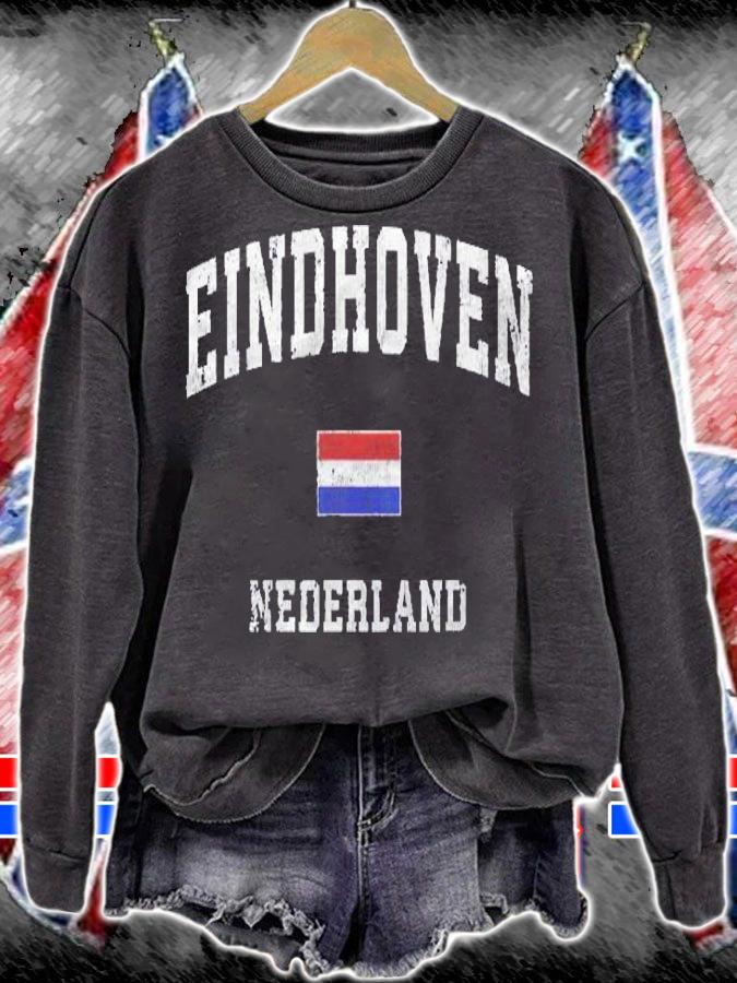 Eindhoven Nederland Vintage Retro Design Shirt sweatshirt