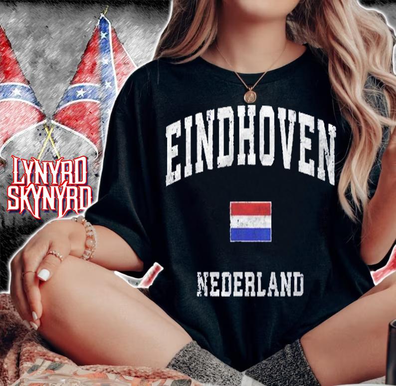 Eindhoven Nederland Vintage Retro Design Shirt woman shirt