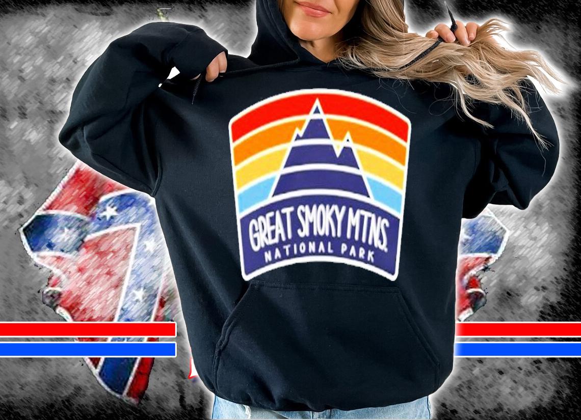 Great Smoky Mountains National Park Art Graphic Souvenir T-Shirt