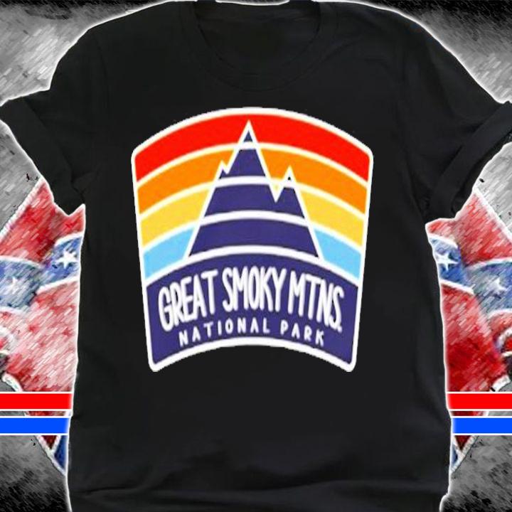 Great Smoky Mountains National Park Art Graphic Souvenir T-Shirt