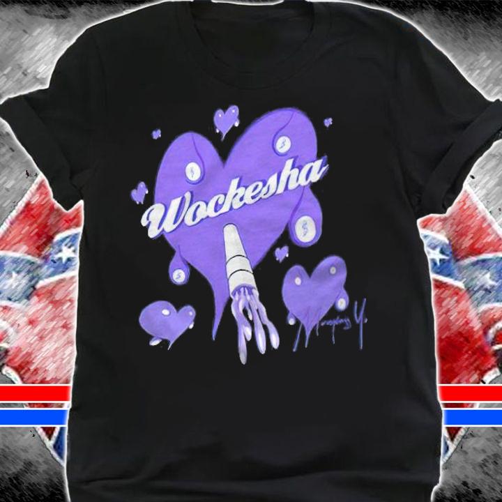 Moneybagg Yo Wockesha purple signature T-shirt shirt