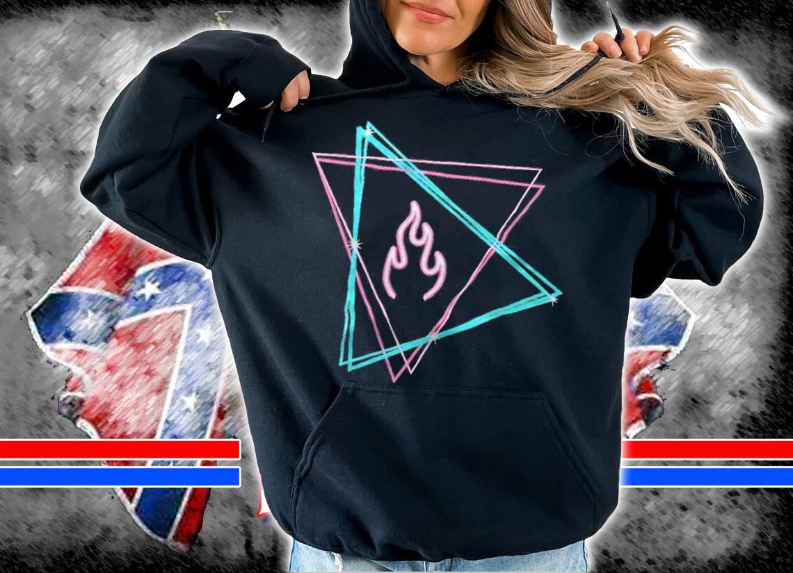 Sapnap neon fire logo T-shirt hoodie