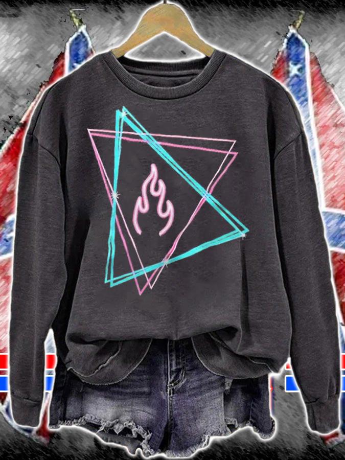 Sapnap neon fire logo T-shirt sweatshirt