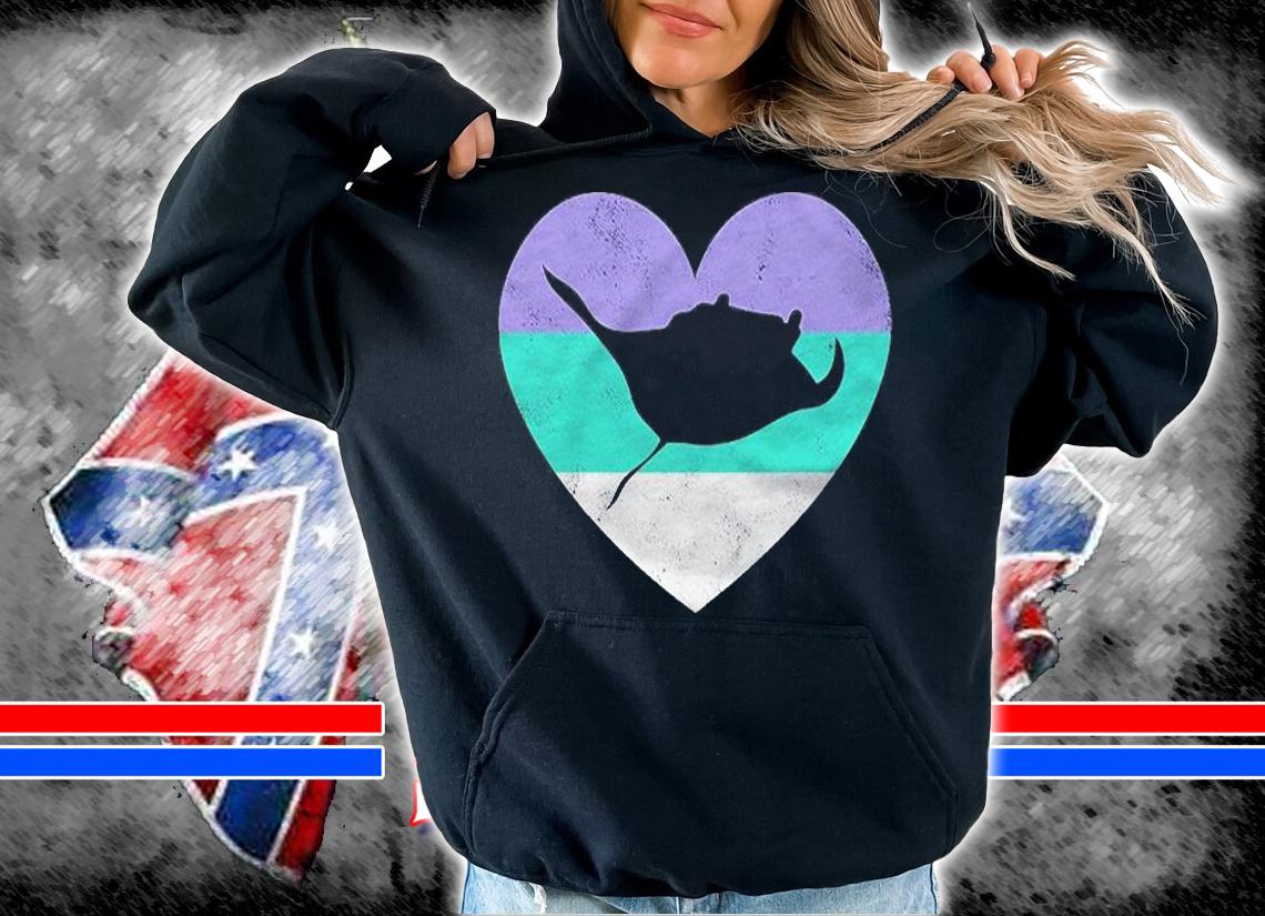Stingray Gift For Women Girls Retro Cute Shirt
