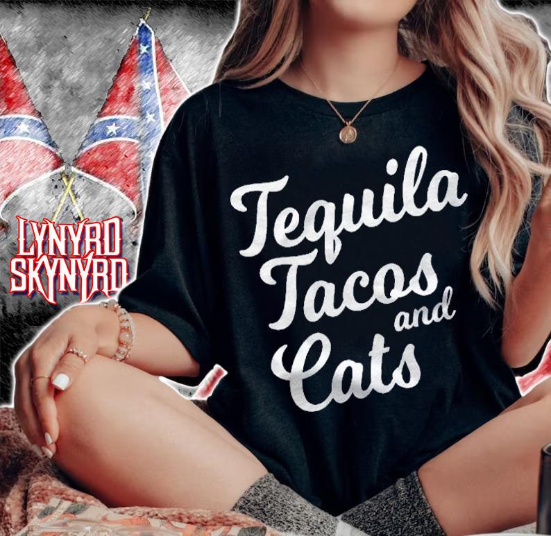 Tequila Tacos And Cats Shirt Cinco De Mayo Mexican Gift Shirt woman shirt