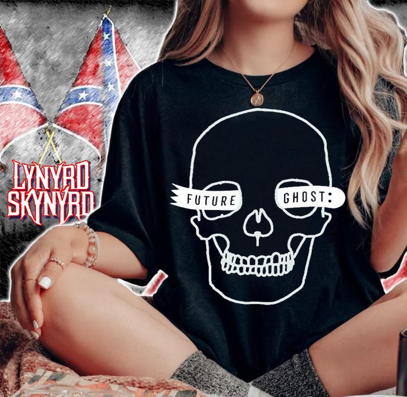 Future Ghost Ghost Skull T-Shirt woman shirt
