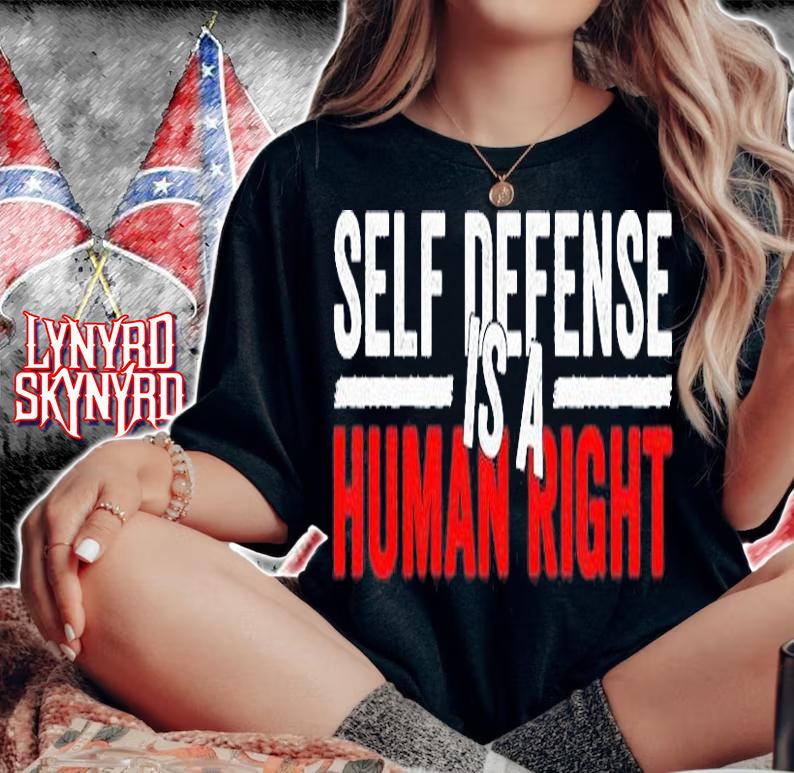 Self Defense Is A Human Right Self Defense T-Shirt woman shirt