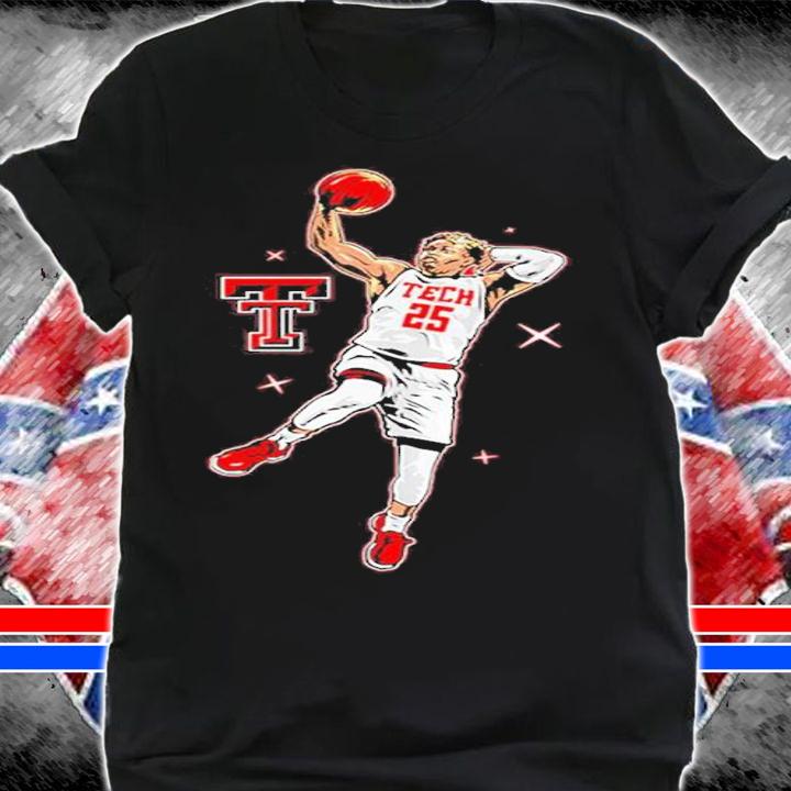 Texas Tech Basketball Adonis Arms Dunk Shirt shirt