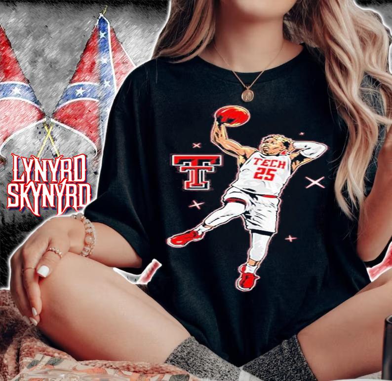 Texas Tech Basketball Adonis Arms Dunk Shirt woman shirt