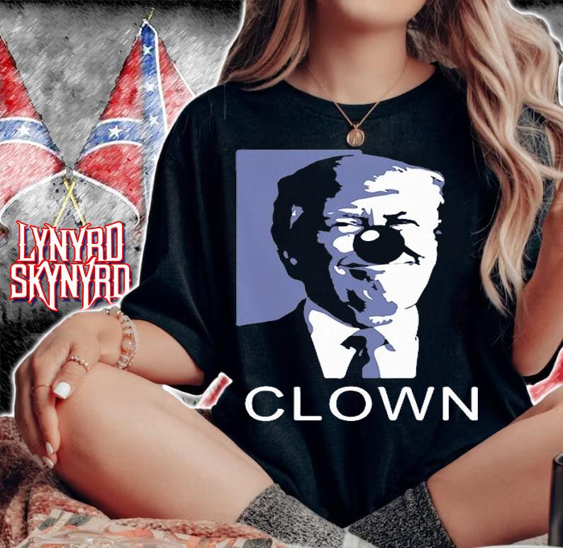 Trump Clown Face Funny Donald Trump T-Shirt