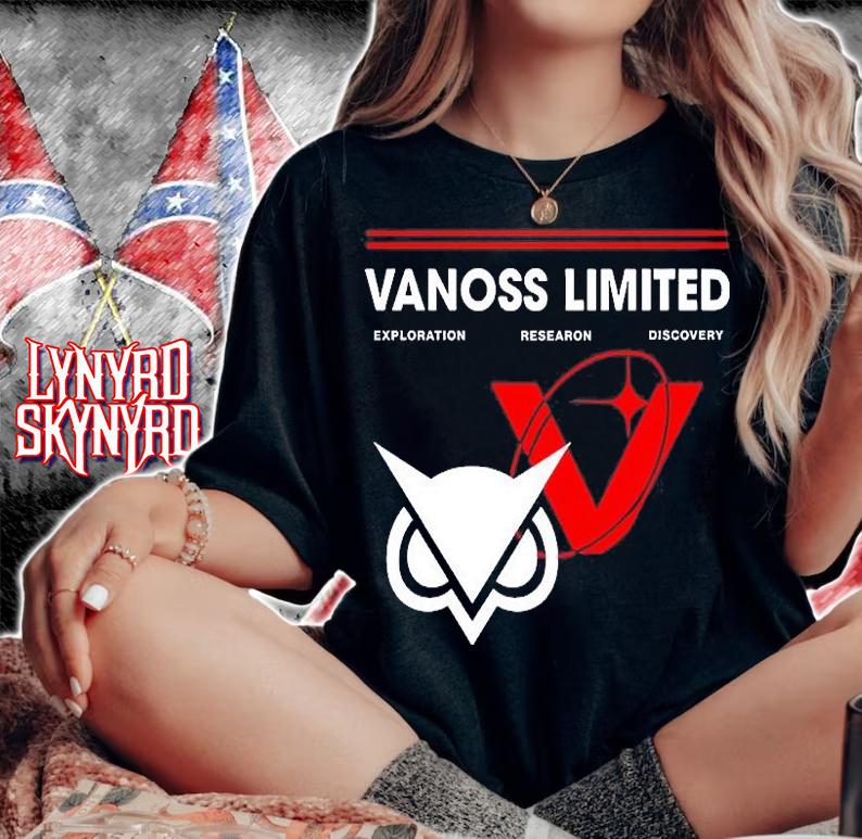Vanoss Limited Exploration Research Discovery Logo T-shirt woman shirt