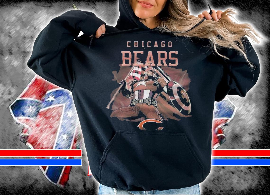 Chicago Bears Chris Evans Captain America T-shirt hoodie