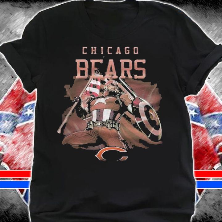 Chicago Bears Chris Evans Captain America T-shirt shirt