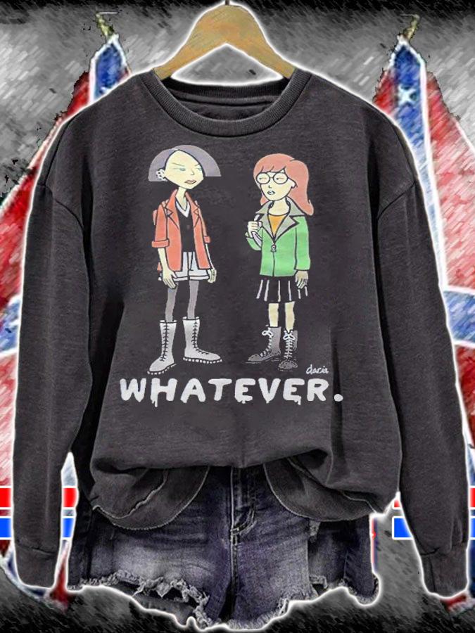 Daria full body Whatever T-shirt sweatshirt